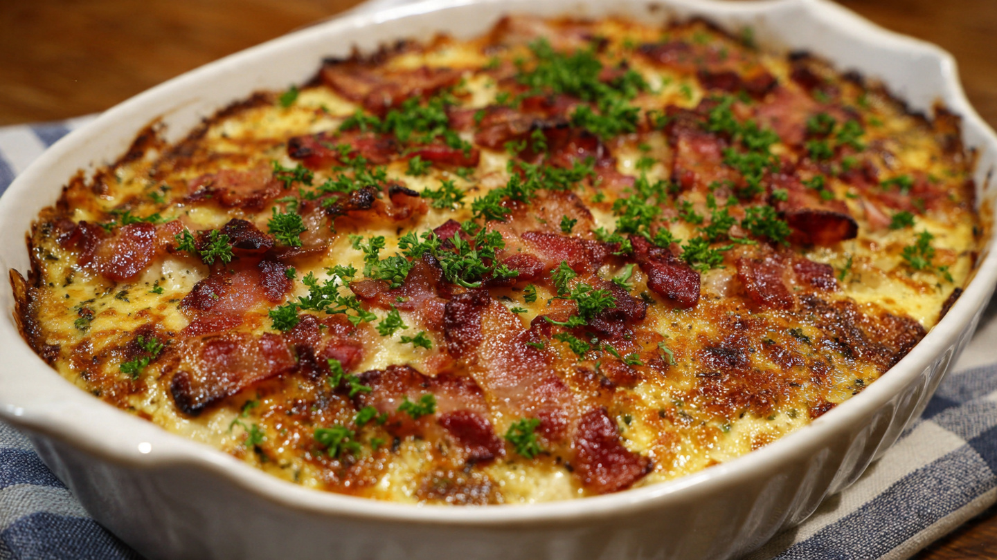 The Ultimate Comfort Dish: Low-Carb Chicken and Bacon Casserole