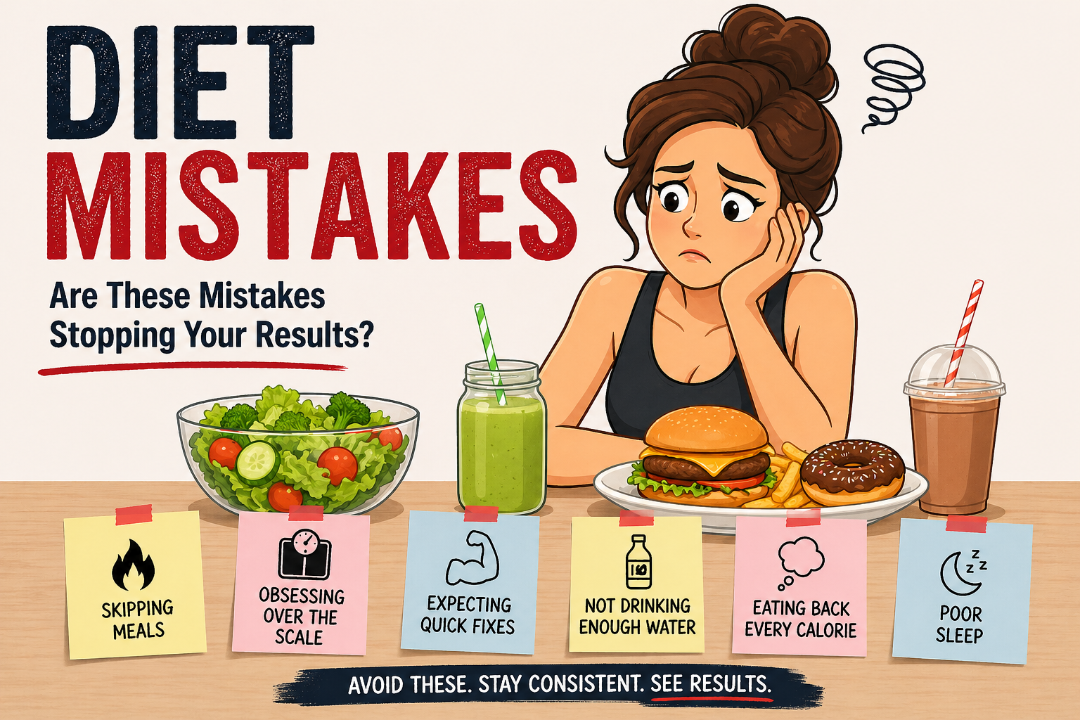 Top 10 Diet Mistakes That Prevent Weight Loss (And How to Fix Them)