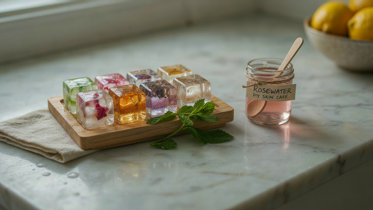 Homemade Skincare Ice Cubes: 7 Easy Recipes for Your Routine